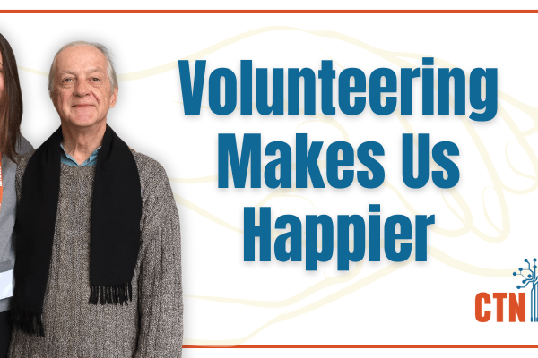 According to research volunteering makes us happier