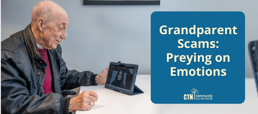 Preying on Emotions of grandparents is a form of online scam