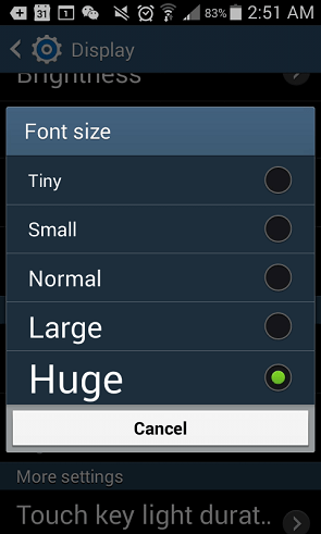 android-font-setting