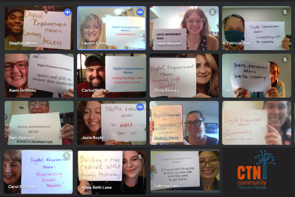 CTN staff celebrate Digital Inclusion Week